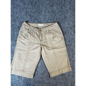 Aeropostale Cargo Bermuda Shorts Womens 3/4 Stretch Y2K Utility Hiking Gorpcore